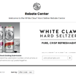 White Claw Rebate Offer Code 2023