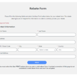 Menards Printable Rebate Forms