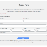 Menards Rebate Printable Form