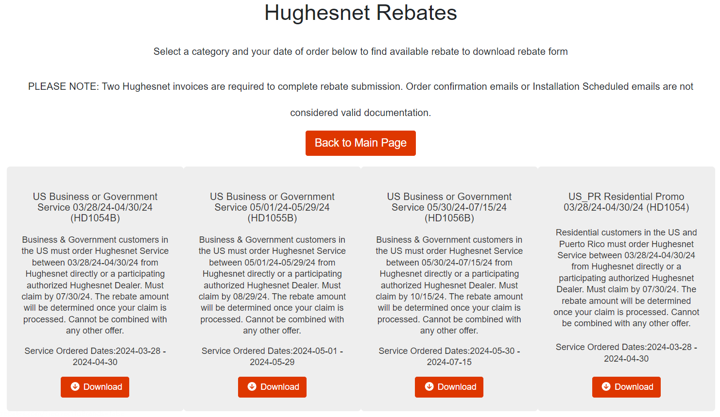 Hughesnet Rebate Forms Email Me
